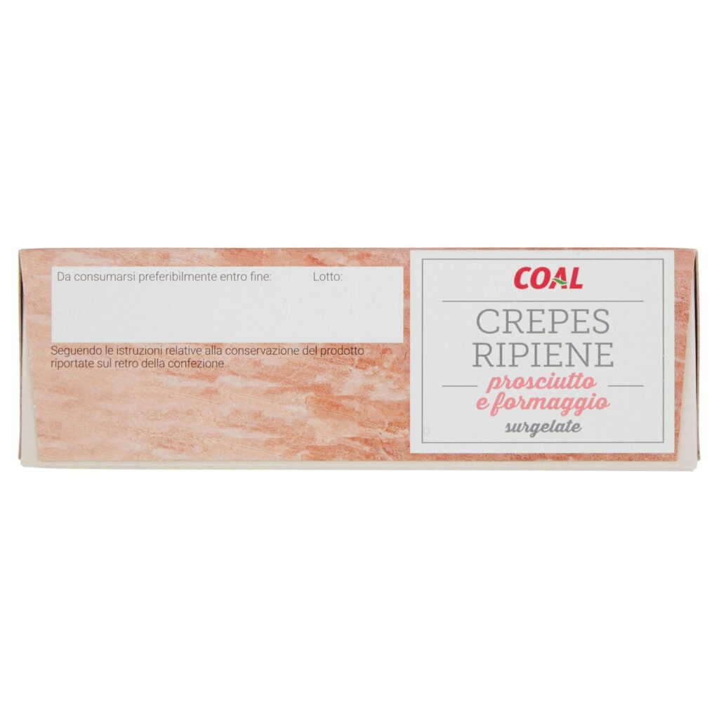 Coal Crepes Ripiene prosciutto e formaggio surgelate 250 g