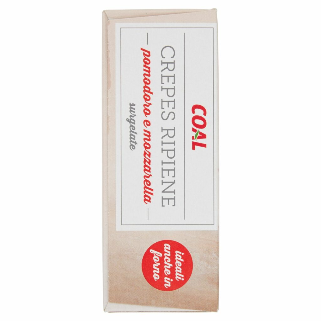 Coal Crepes Ripiene pomodoro e mozzarella surgelate 250 g