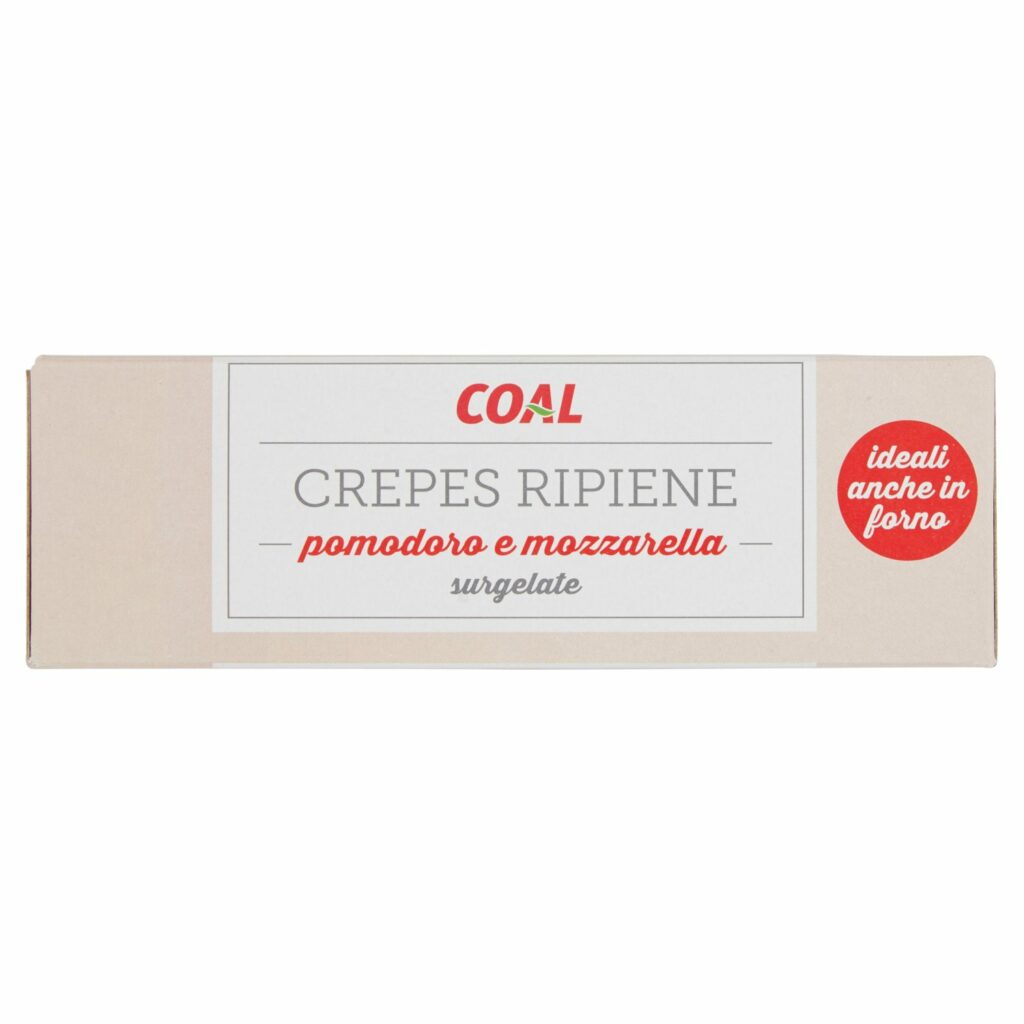Coal Crepes Ripiene pomodoro e mozzarella surgelate 250 g
