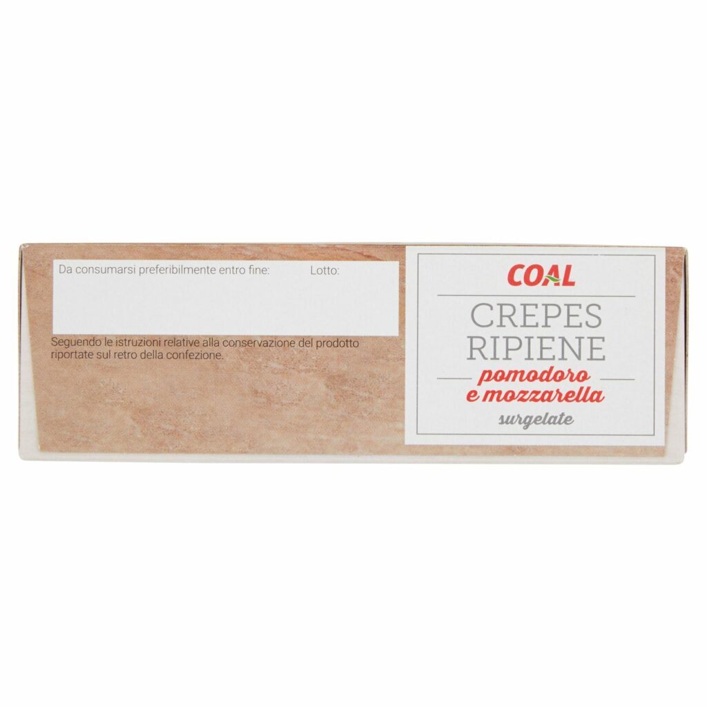 Coal Crepes Ripiene pomodoro e mozzarella surgelate 250 g