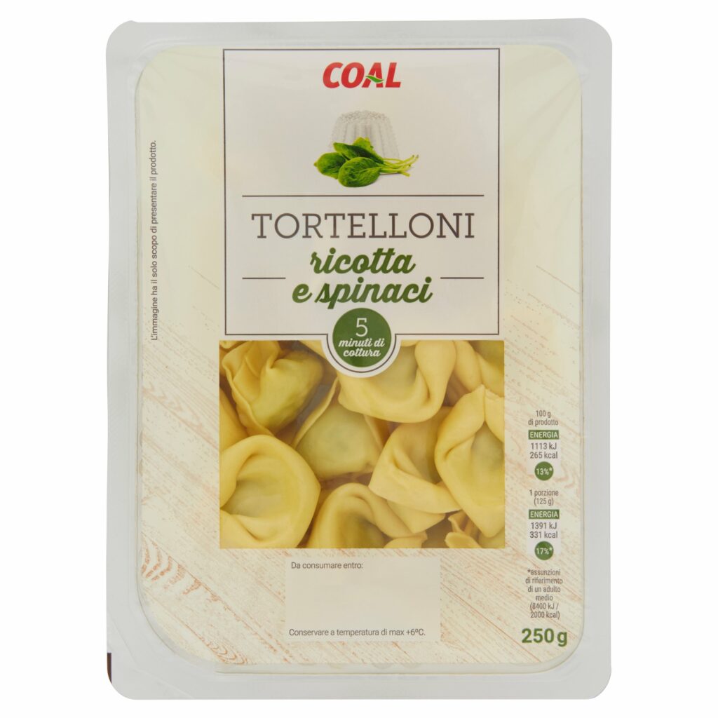 Coal Tortelloni ricotta e spinaci 250 g