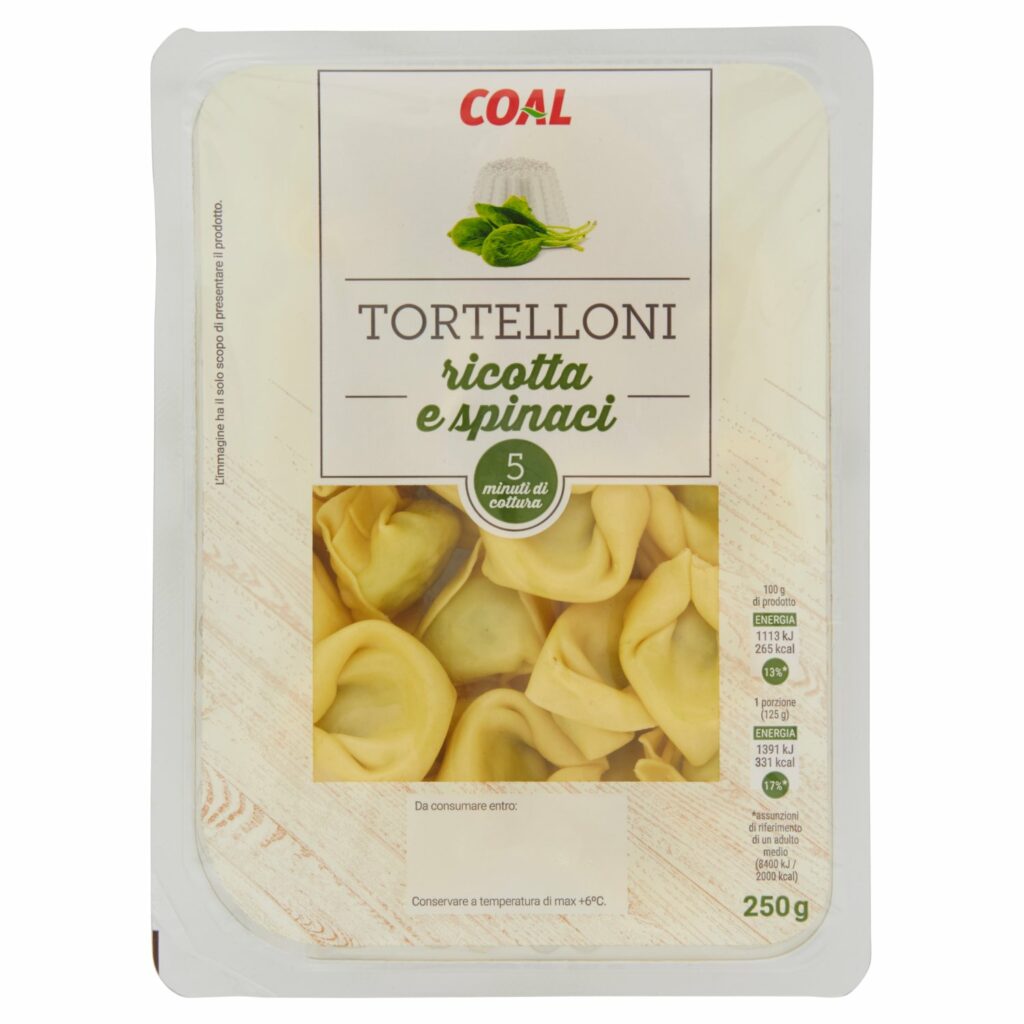 Coal Tortelloni ricotta e spinaci 250 g