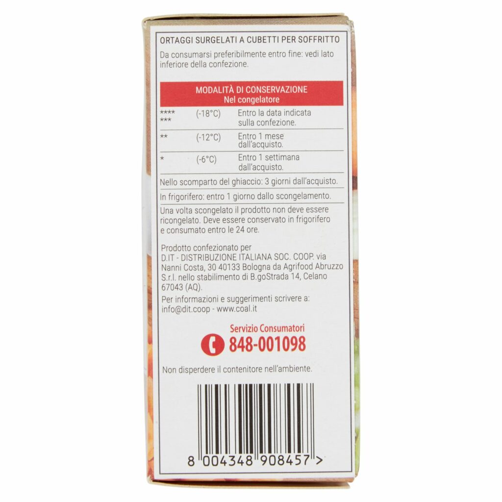 Coal Misto per soffritto surgelato 150 g