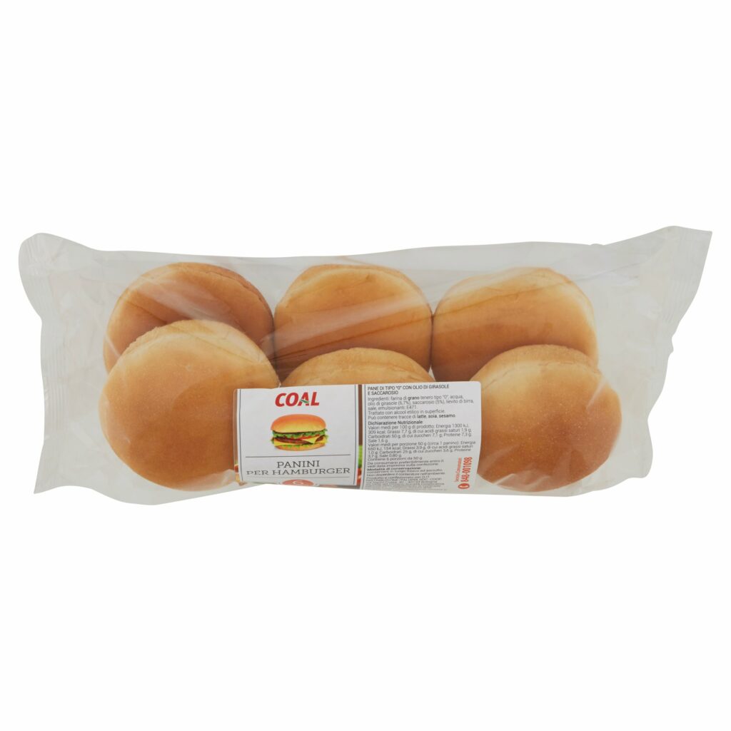 Coal Panini per Hamburger 6 panini 300 g