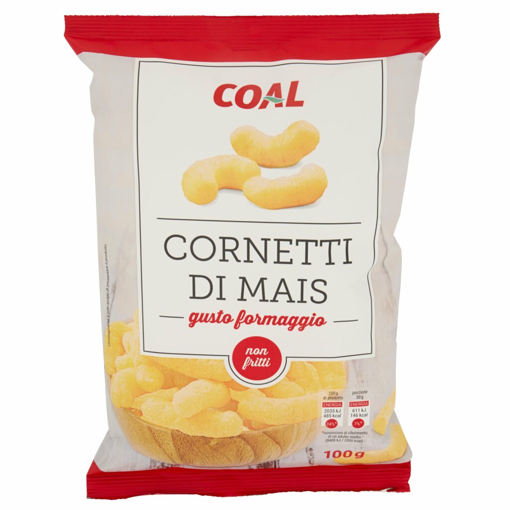 Coal Cornetti di Mais gusto formaggio 100 g