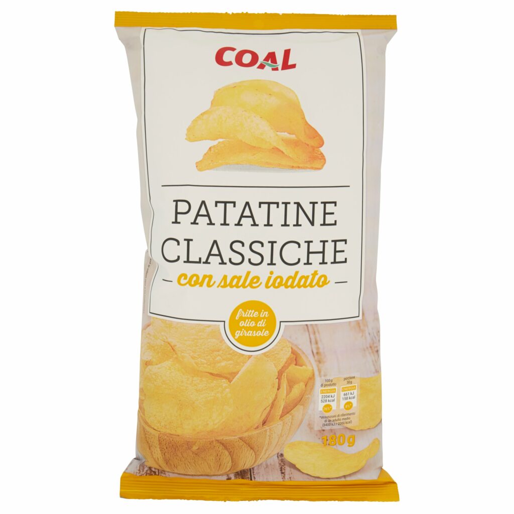 Coal Patatine Classiche con sale iodato 180 g
