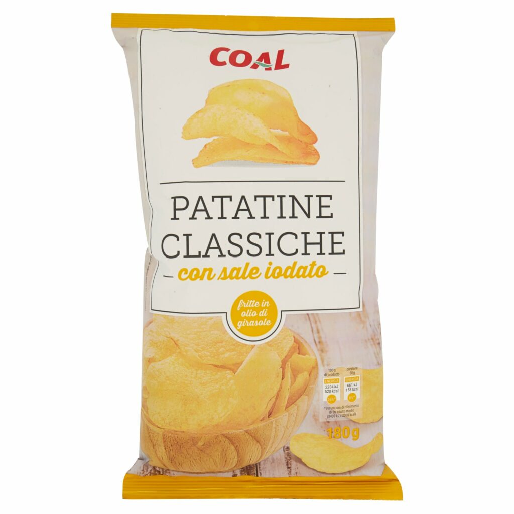 Coal Patatine Classiche con sale iodato 180 g