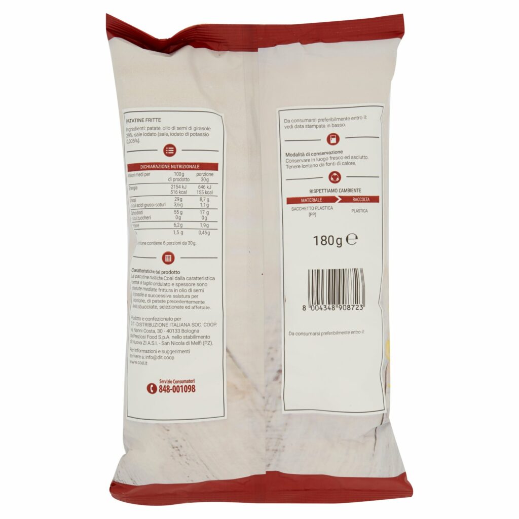 Coal Patatine Rustiche 180 g