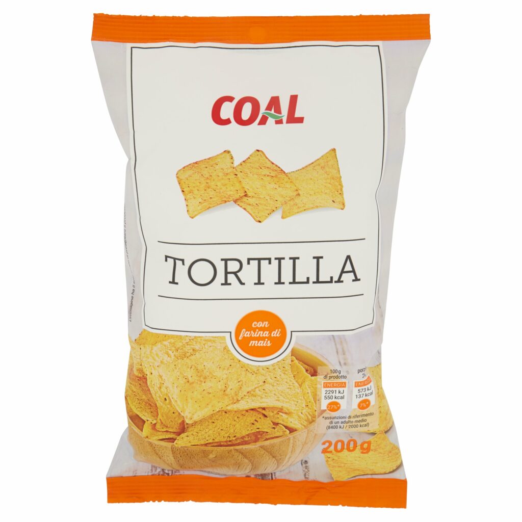 Coal Tortilla 200 g