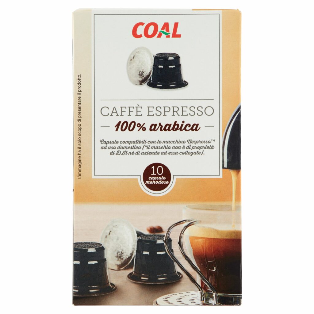 Coal Caffè Espresso 100% arabica 10 Capsule 52 g