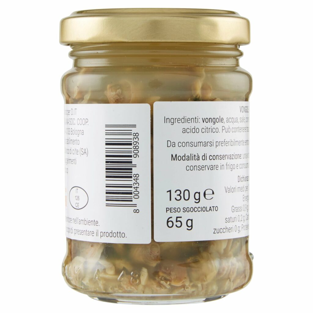 COAL Vongole al naturale 130 g