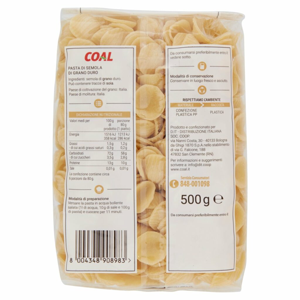 Coal Orecchiette 500 g