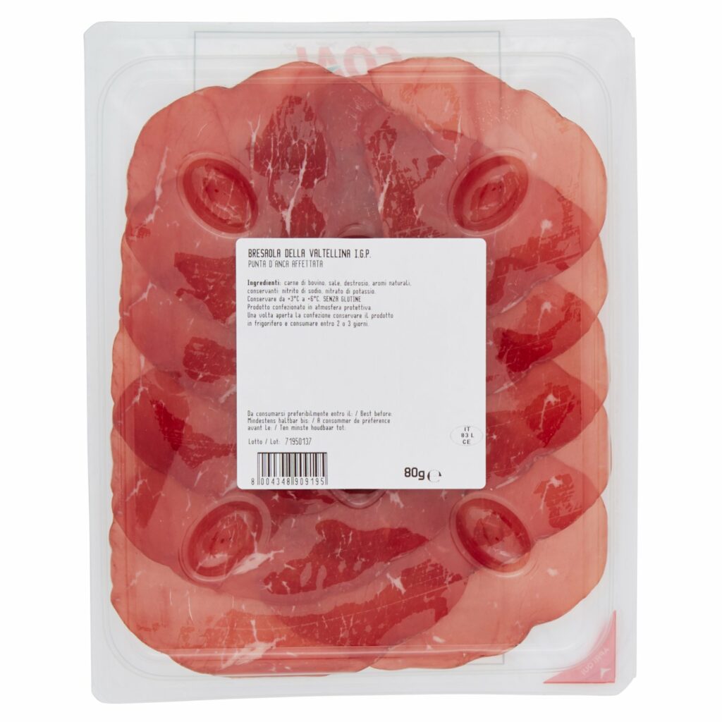 Coal Bresaola della Valtellina I.G.P. punta d'anca 80 g