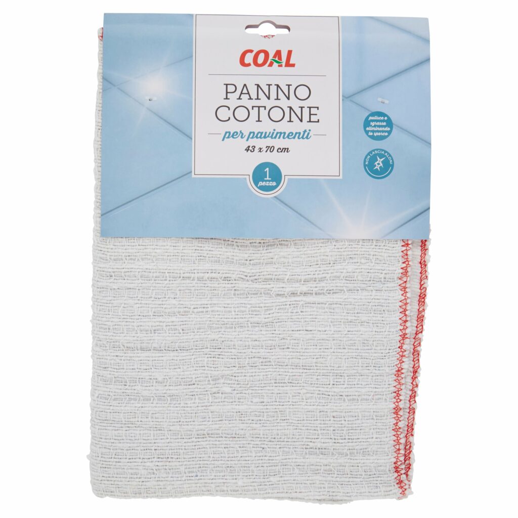 Coal Panno Cotone per pavimenti 43x70 cm 1 pz