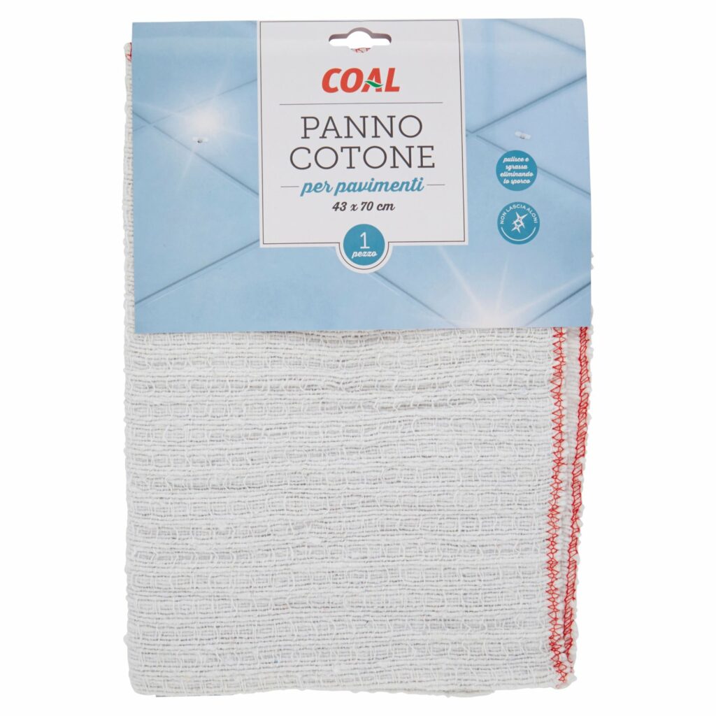 Coal Panno Cotone per pavimenti 43x70 cm 1 pz