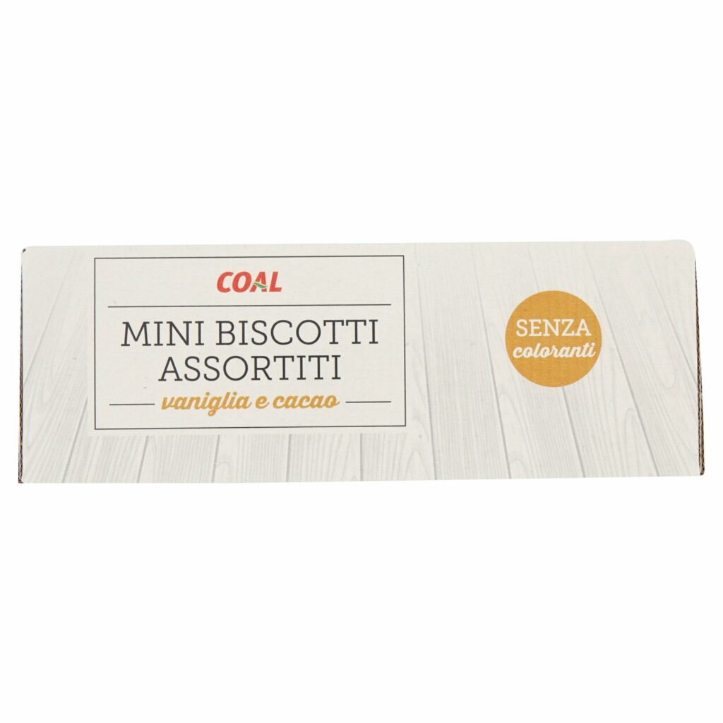Coal Mini Biscotti Assortiti vaniglia e cacao 8 x 35 g