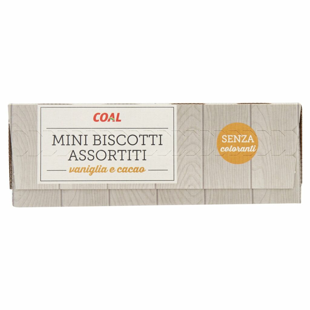 Coal Mini Biscotti Assortiti vaniglia e cacao 8 x 35 g