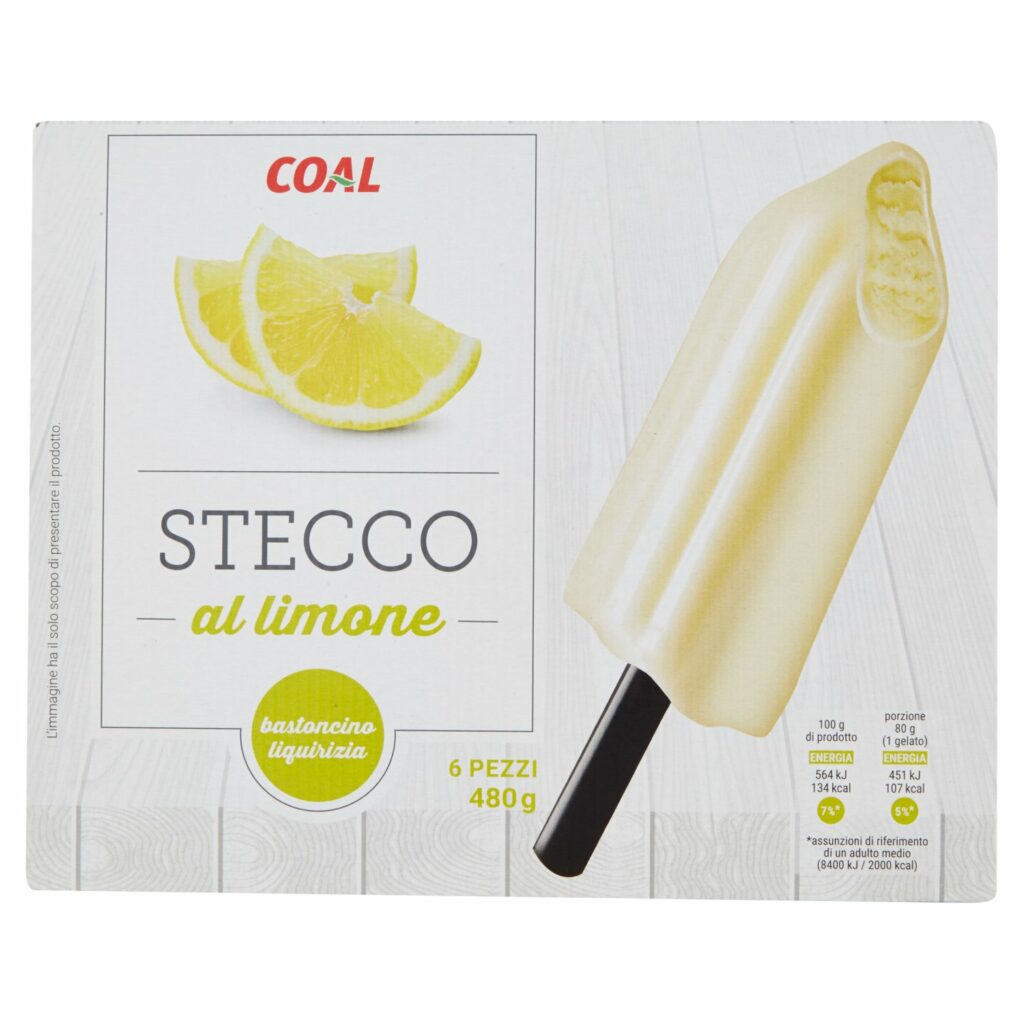 Coal Stecco al limone 6 x 80 g
