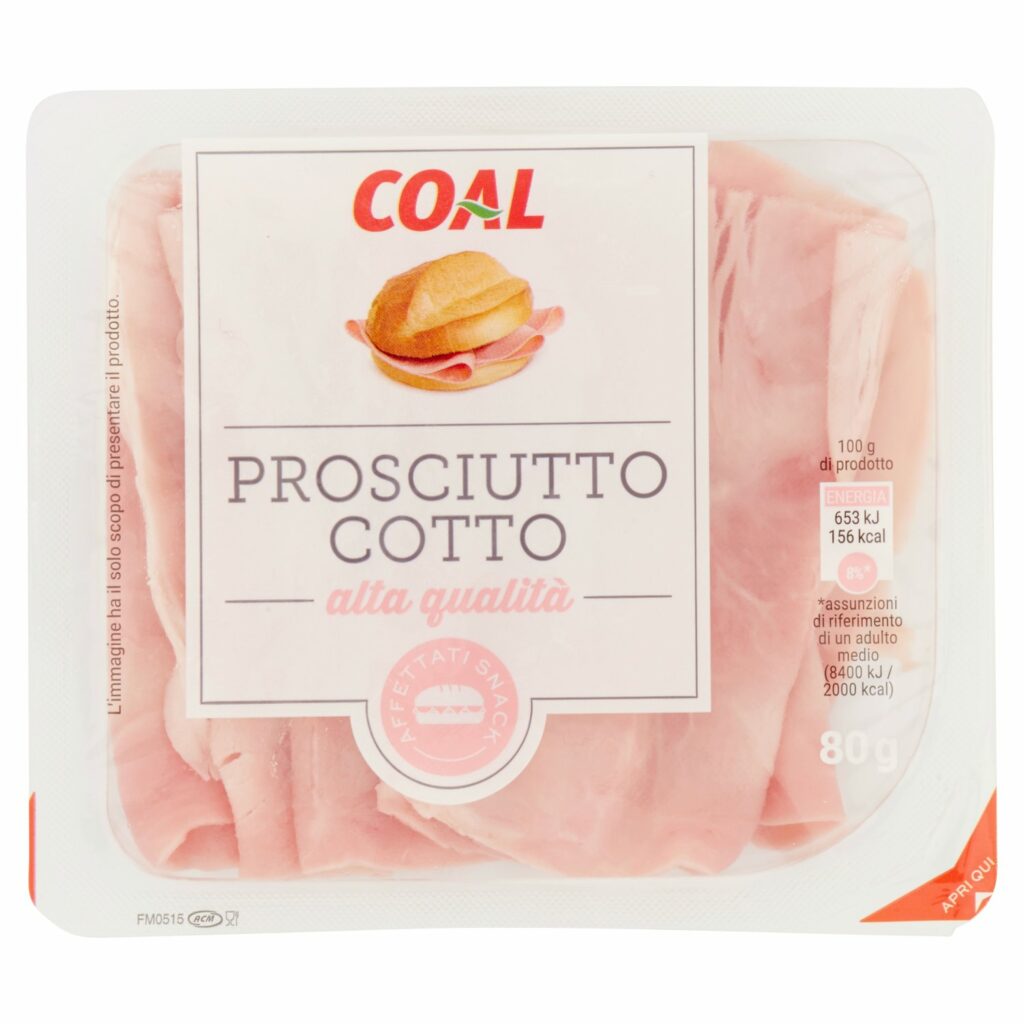 Coal Prosciutto Cotto alta qualità 80 g