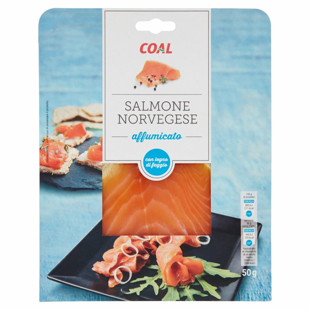 Coal Salmone Norvegese affumicato 50 g