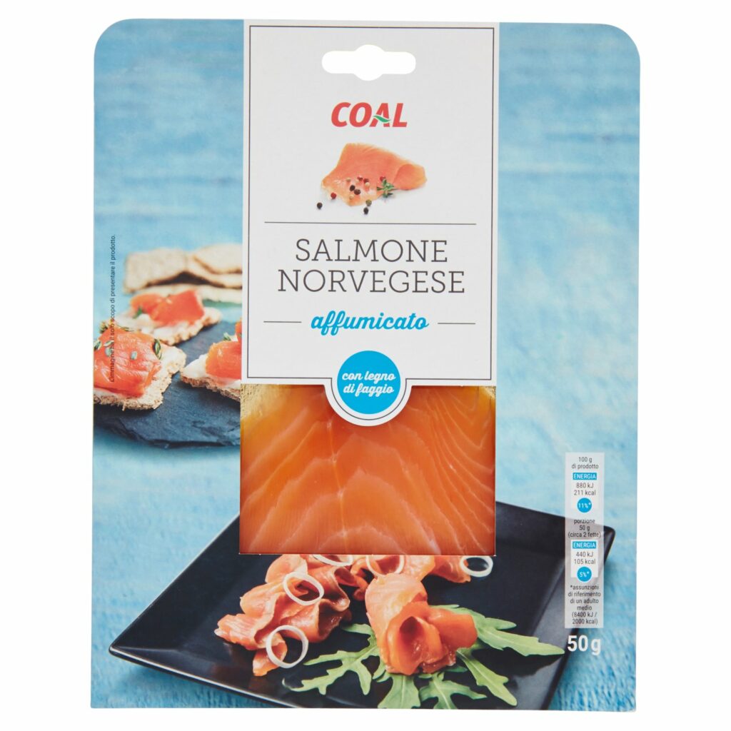 Coal Salmone Norvegese affumicato 50 g