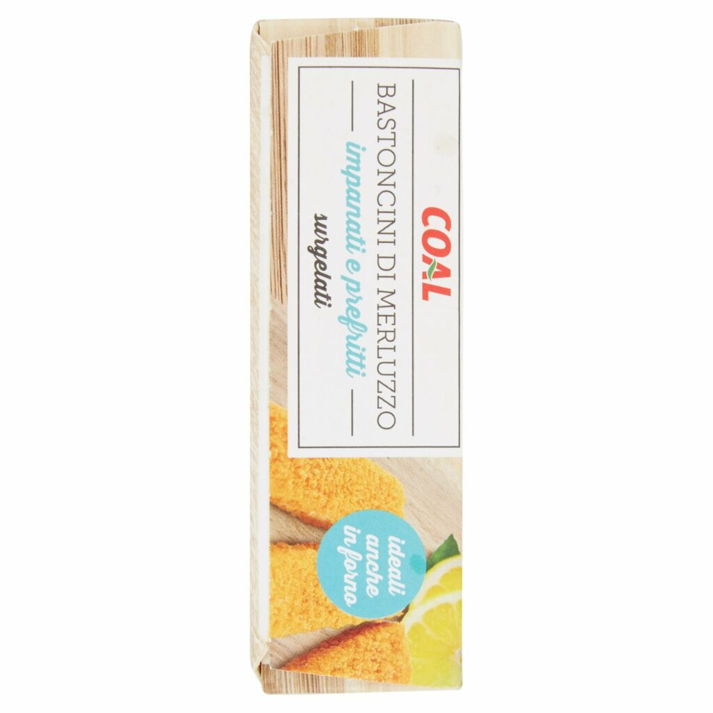 Coal Bastoncini di Merluzzo impanati e prefritti surgelati 12 x 25 g