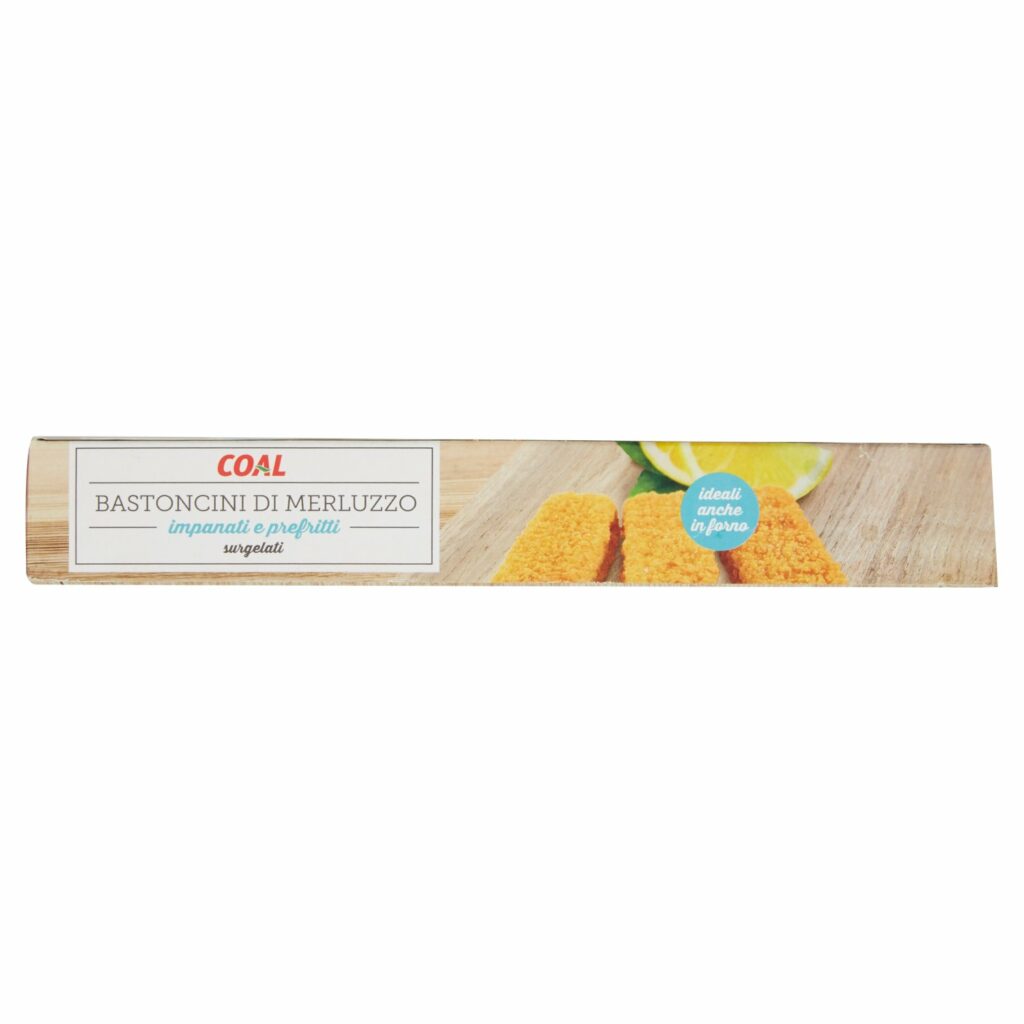 Coal Bastoncini di Merluzzo impanati e prefritti surgelati 12 x 25 g
