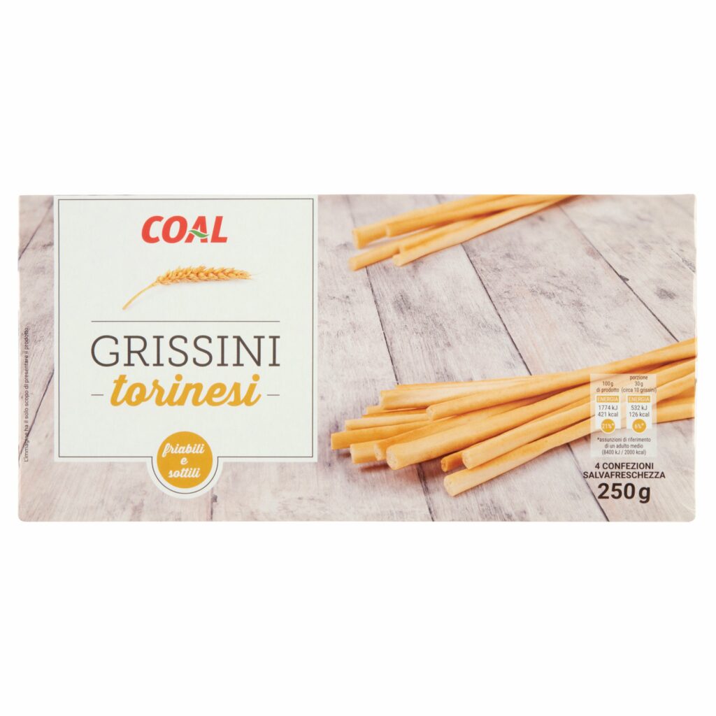 Coal Grissini torinesi 4 x 62,5 g