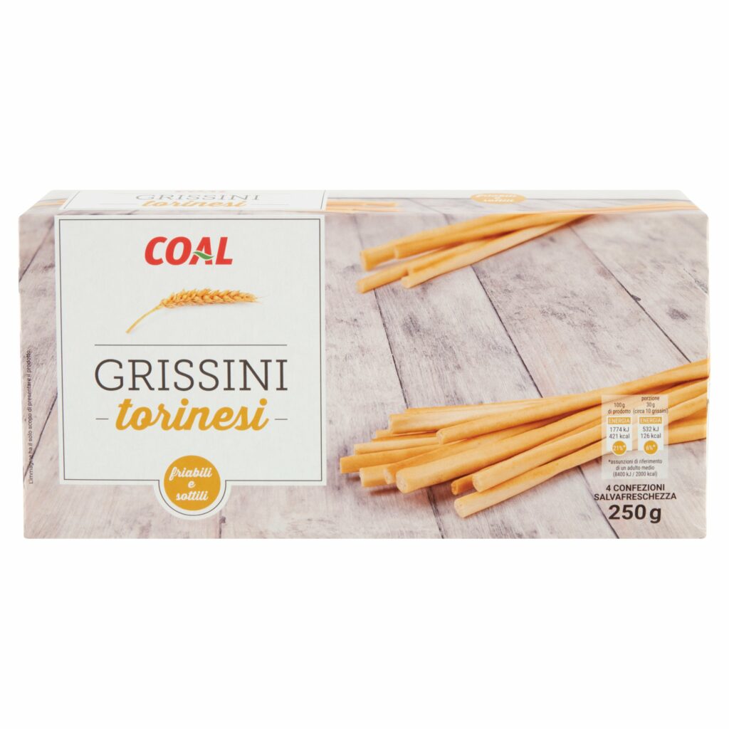 Coal Grissini torinesi 4 x 62,5 g