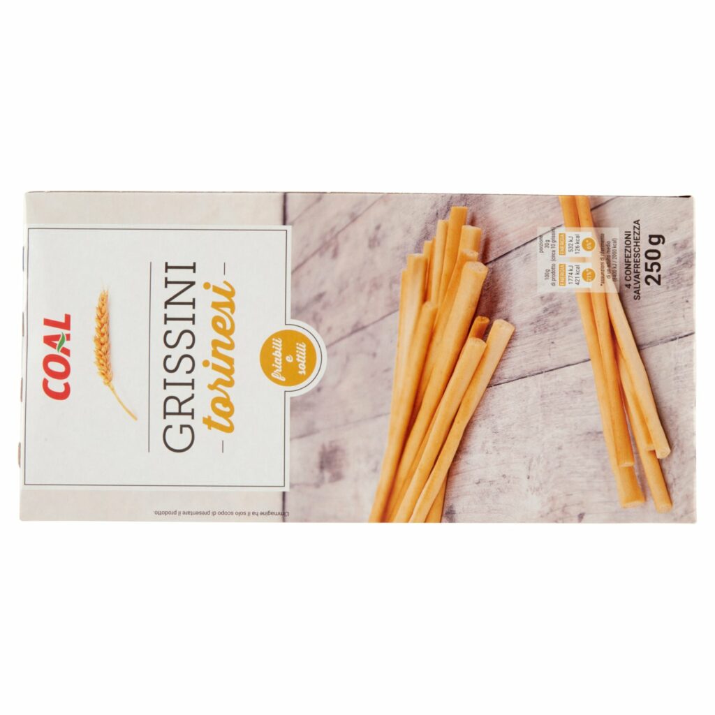 Coal Grissini torinesi 4 x 62,5 g