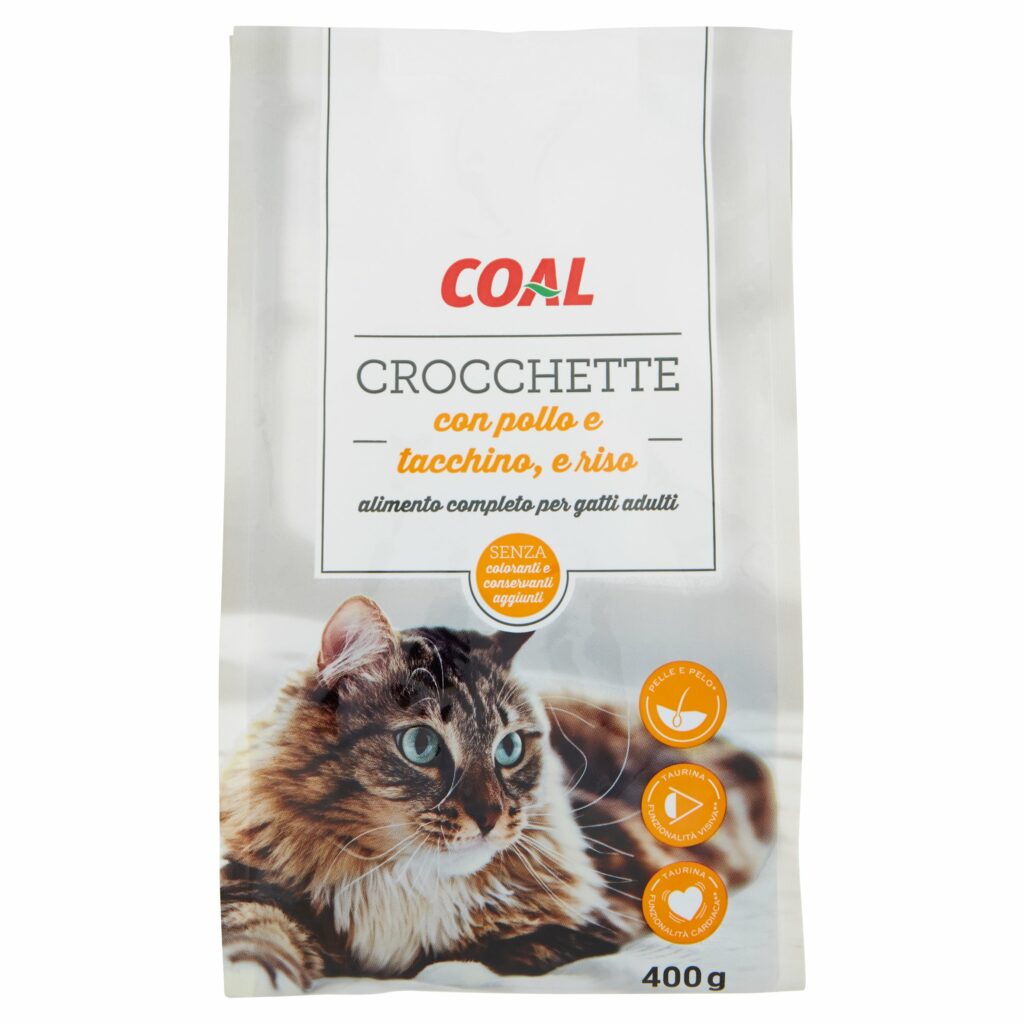 Coal Crocchette con pollo e tacchino, e riso 400 g