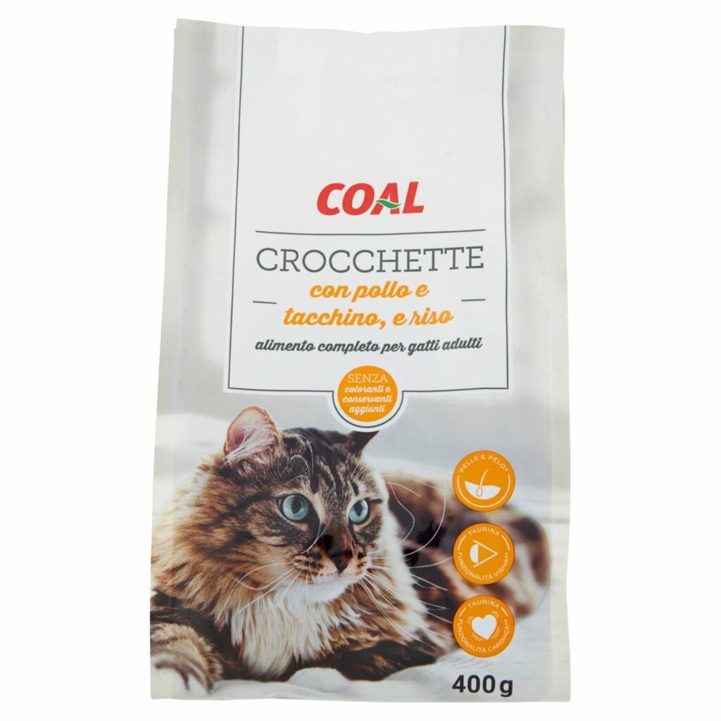 Coal Crocchette con pollo e tacchino, e riso 400 g