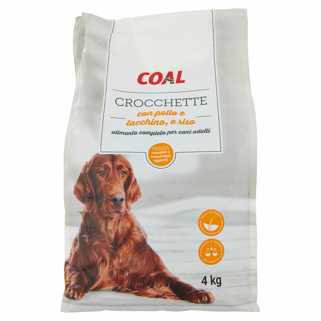 Coal Crocchette con pollo e tacchino, e Riso 4 kg