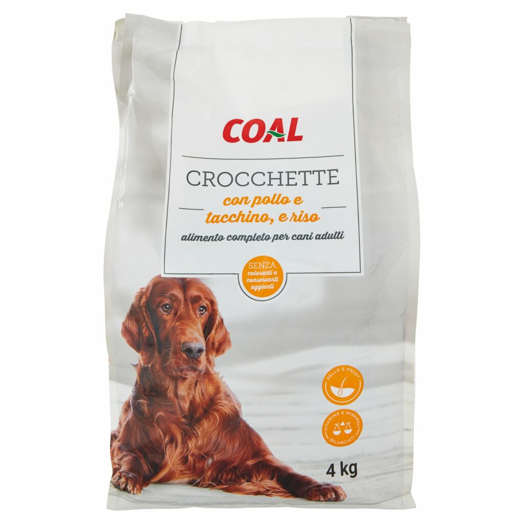 Coal Crocchette con pollo e tacchino, e Riso 4 kg