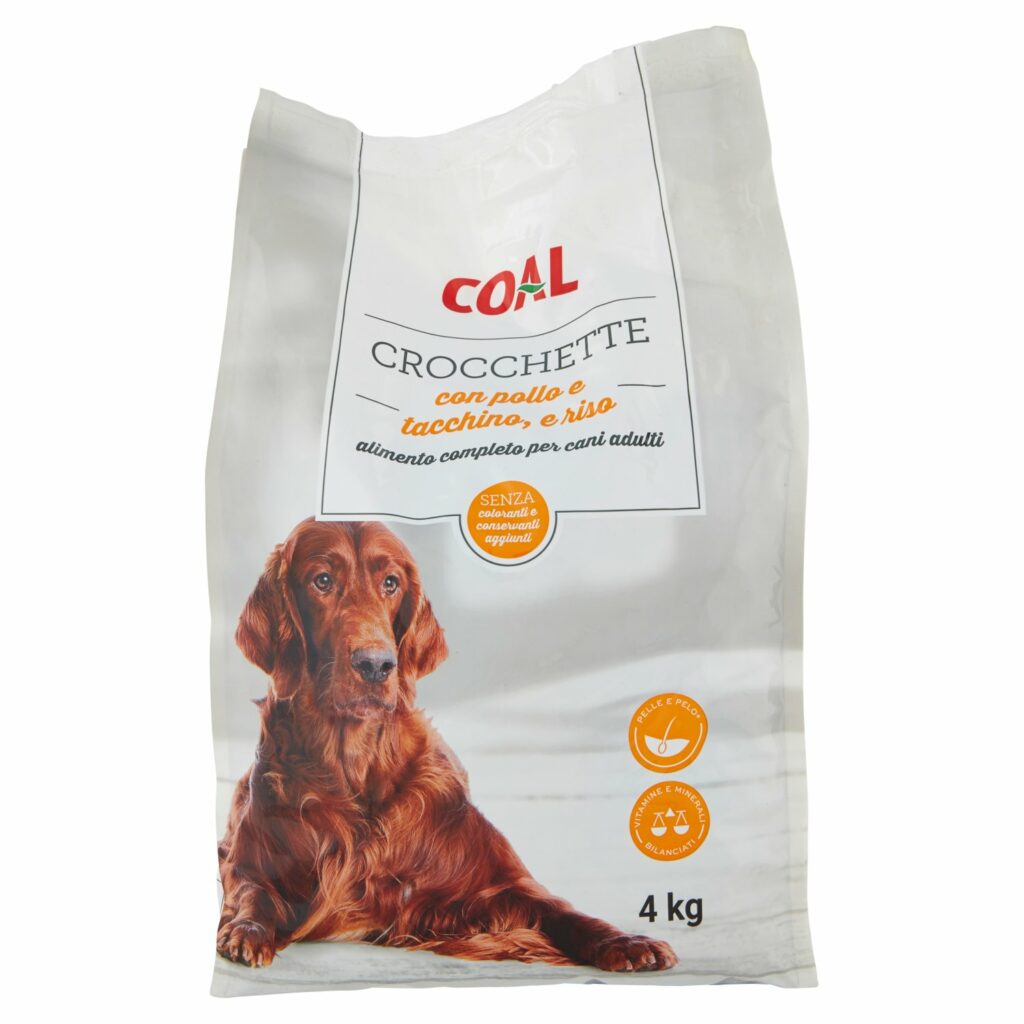 Coal Crocchette con pollo e tacchino, e Riso 4 kg