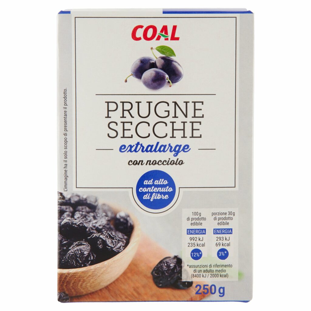 Coal Prugne Secche extralarge con nocciolo 250 g