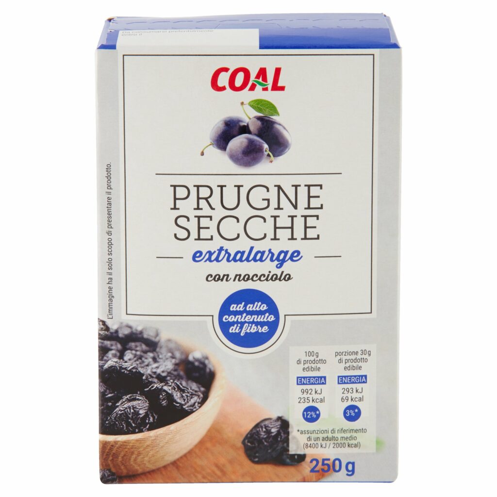 Coal Prugne Secche extralarge con nocciolo 250 g