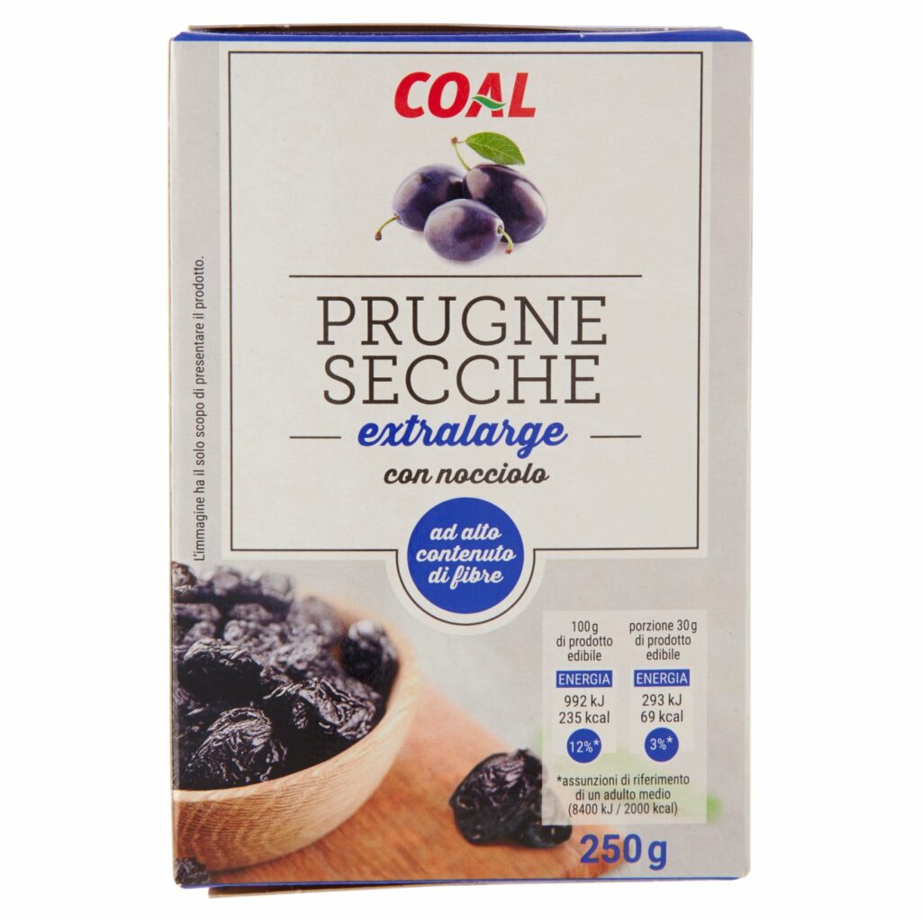 Coal Prugne Secche extralarge con nocciolo 250 g