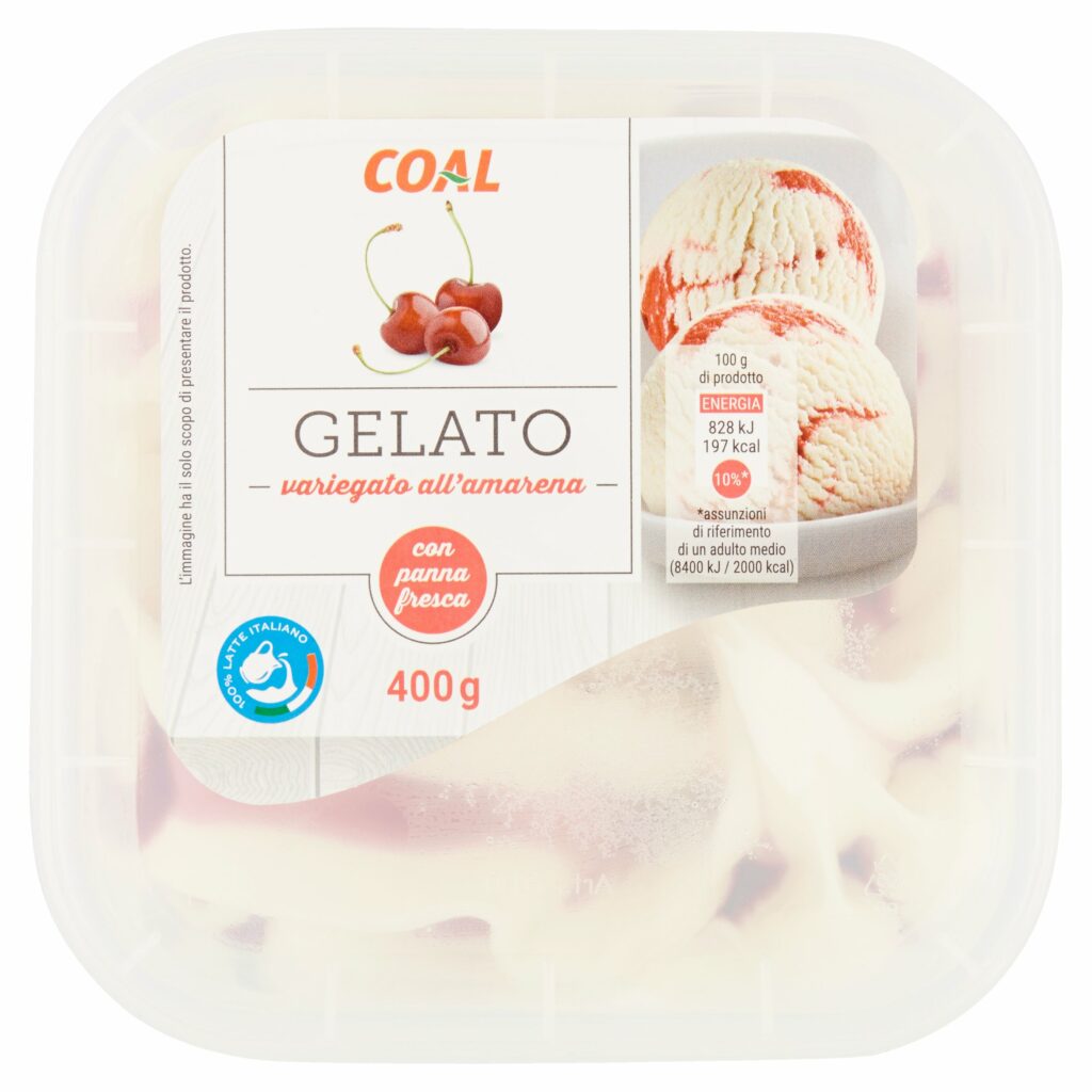 Coal Gelato variegato all'amarena 400 g