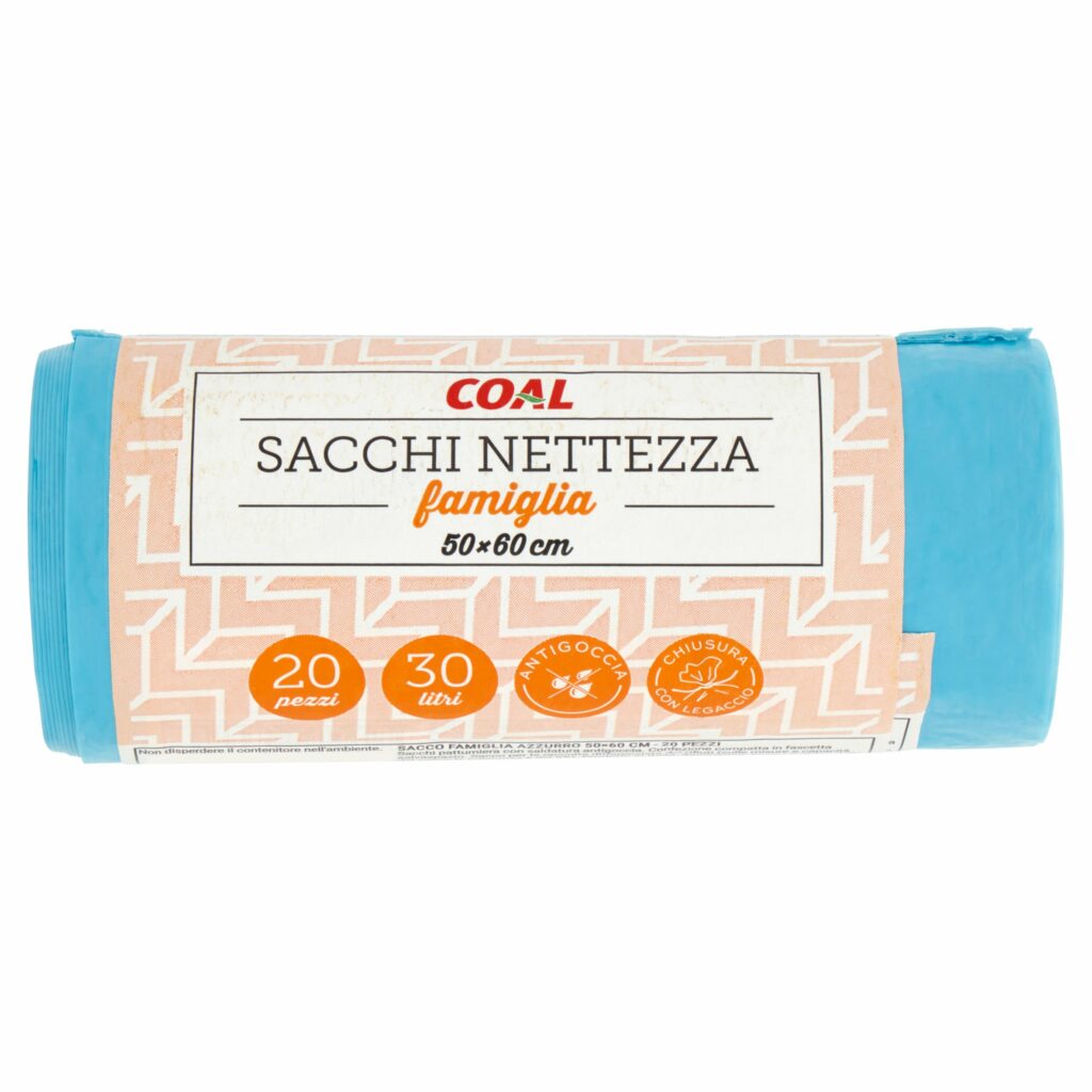 Coal Sacchi Nettezza famiglia 50 x 60 cm 20 pz