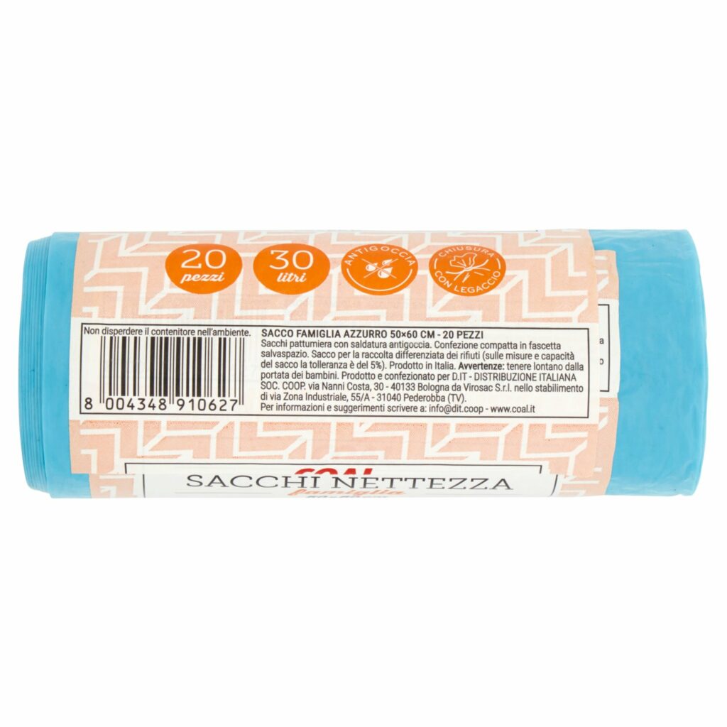 Coal Sacchi Nettezza famiglia 50 x 60 cm 20 pz