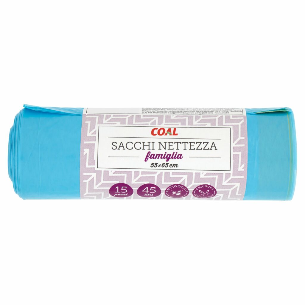 Coal Sacchi Nettezza famiglia 55 x 65 cm 15 pz