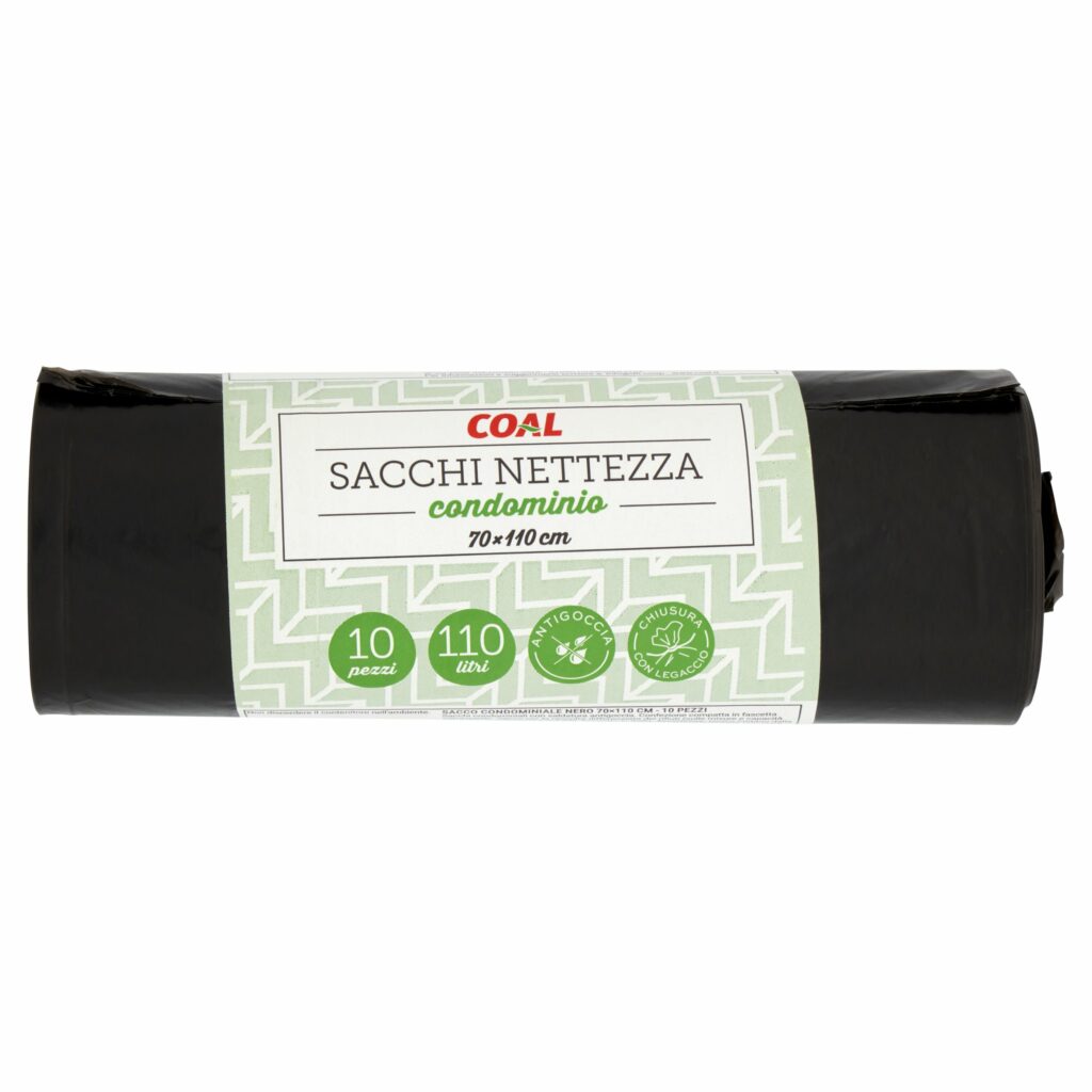 Coal Sacchi Nettezza condominio 70 x 110 cm 10 pz