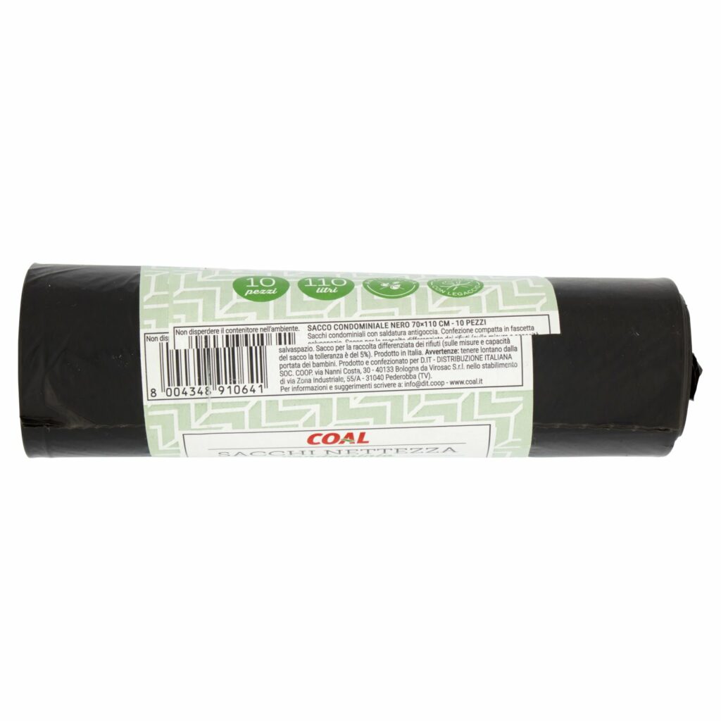 Coal Sacchi Nettezza condominio 70 x 110 cm 10 pz