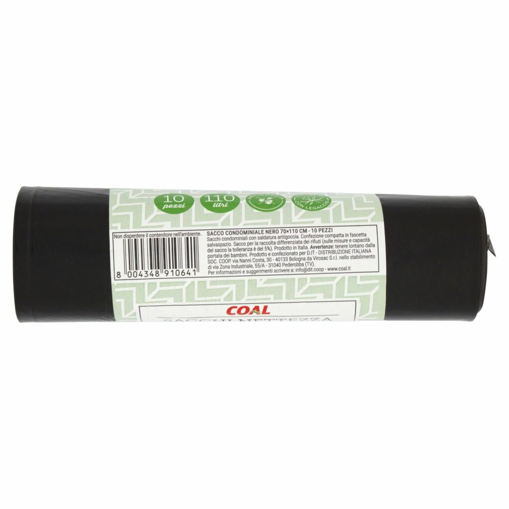 Coal Sacchi Nettezza condominio 70 x 110 cm 10 pz