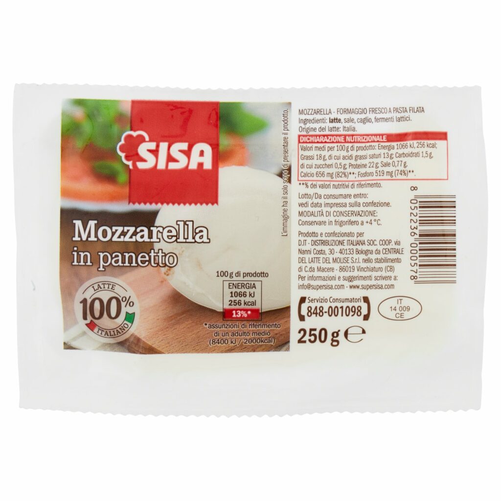 Sisa Mozzarella in panetto 250 g