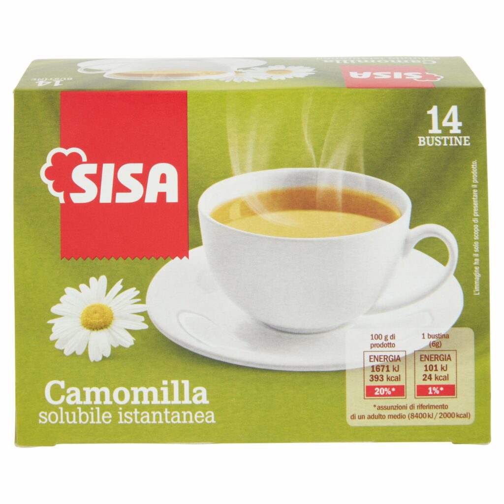 Sisa Camomilla solubile istantanea 14 x 6 g
