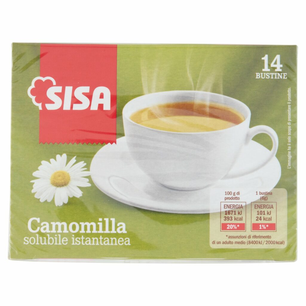 Sisa Camomilla solubile istantanea 14 x 6 g