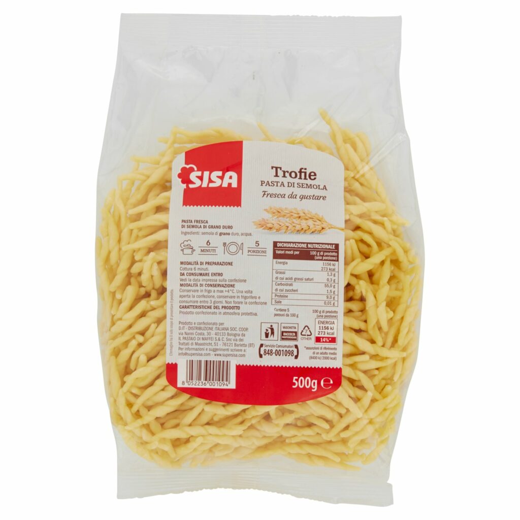 Sisa Trofie Pasta di Semola 500 g