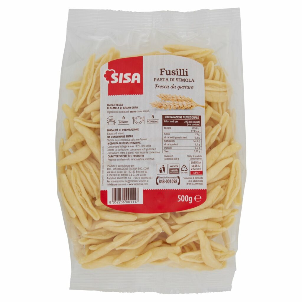 Sisa Fusilli Pasta di Semola 500 g